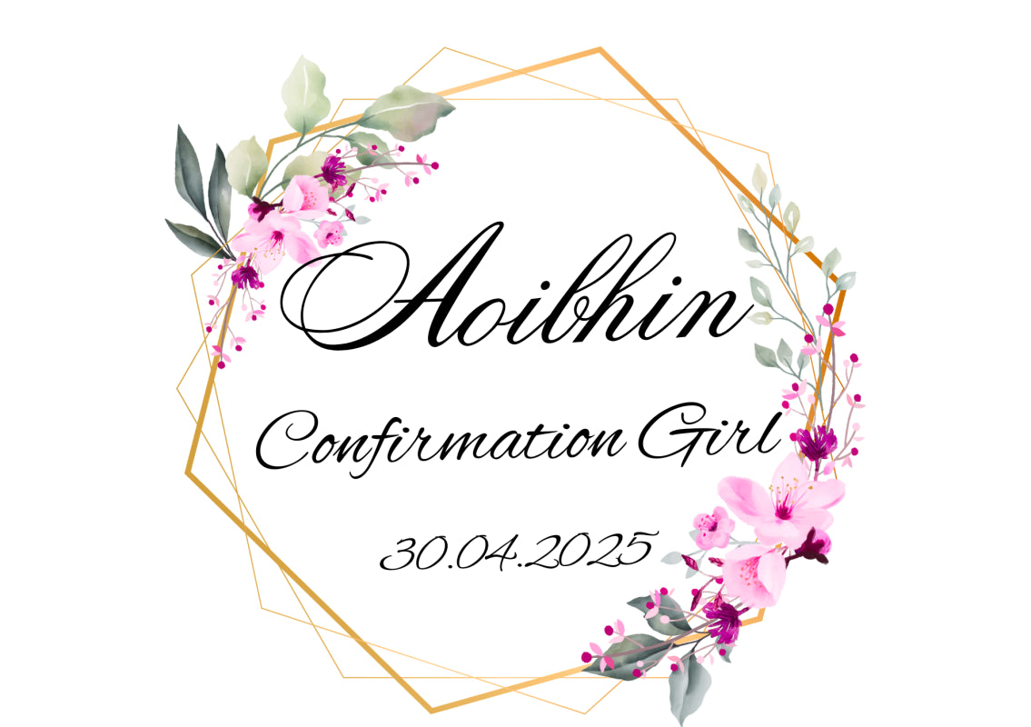 Personalised White & Pink Satin Girls' Pyjamas – Perfect for Communion or Confirmation