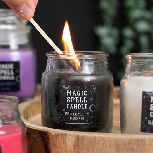 MAGIC SPELL CANDLE JAR - PROTECTION