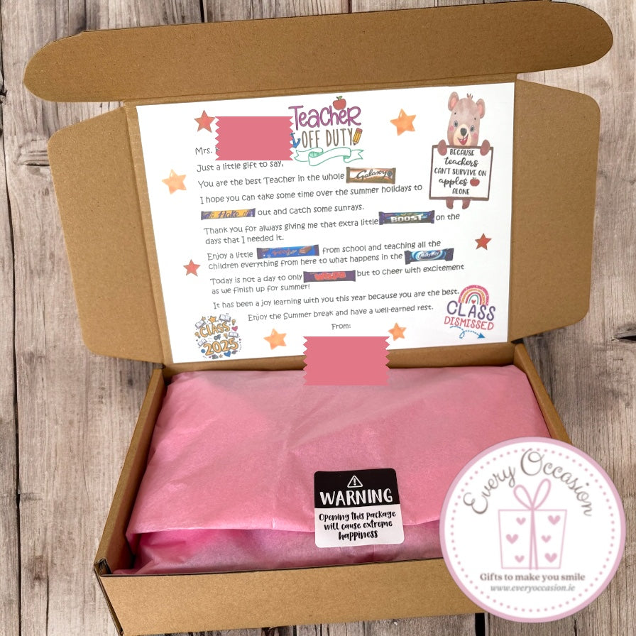 TEACHER - CHOCOLATE GIFT BOX