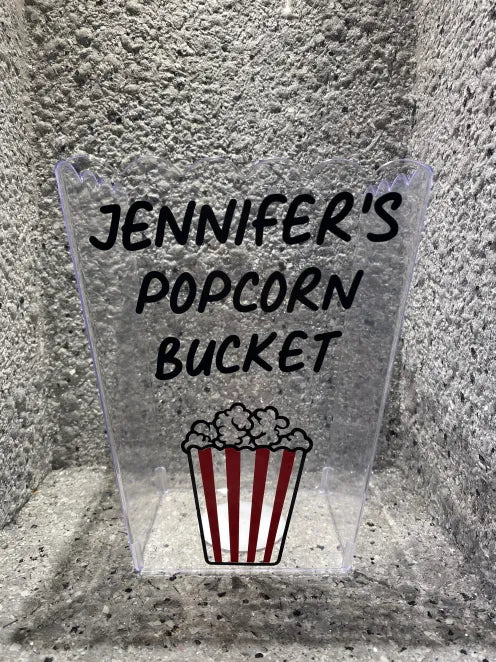 PERSONALISED POPCORN BUCKETS