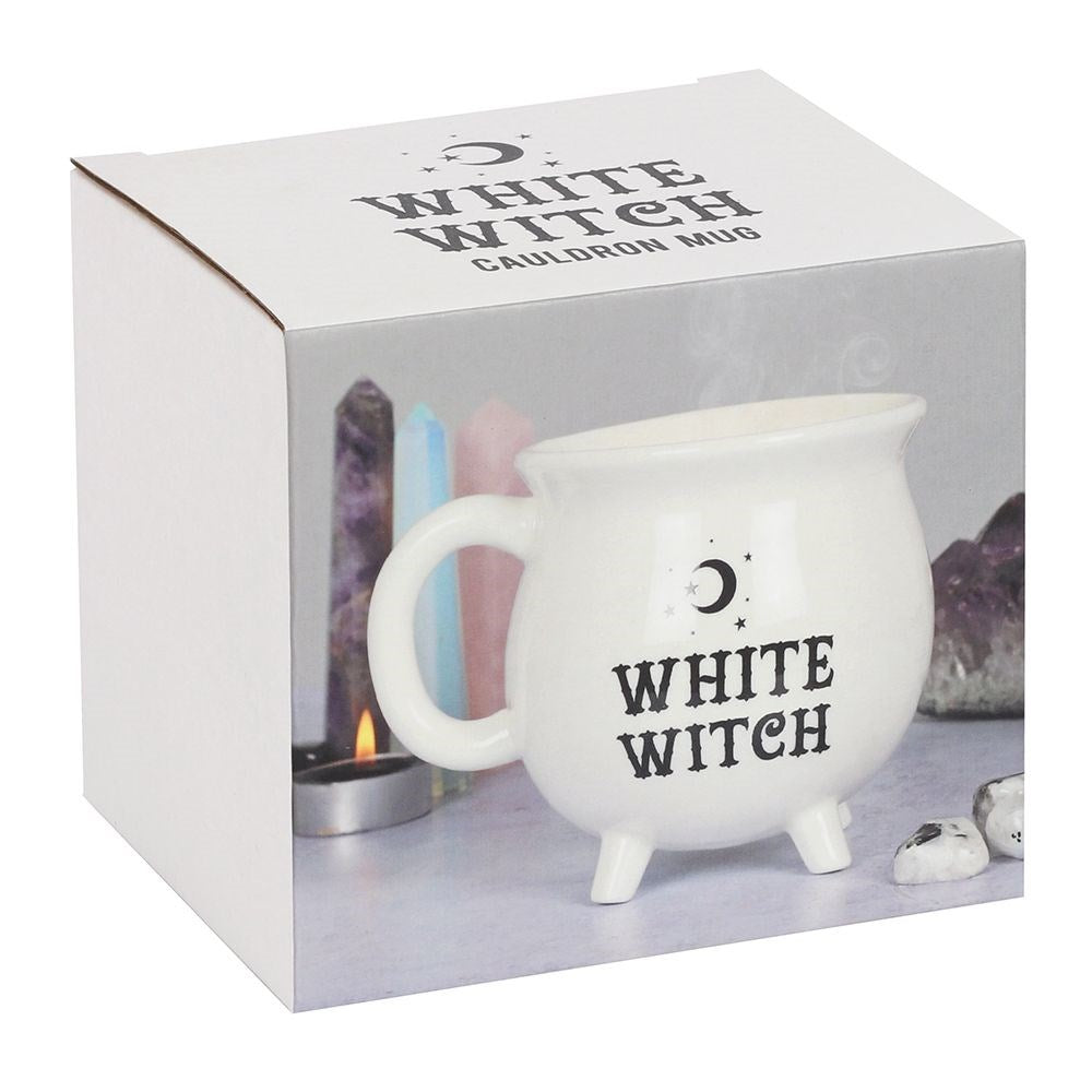 CAULDRON MUG - WHITE WITCH