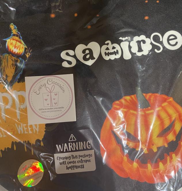 SPOOKY HALLOWEEN TREAT BAG - Personalised