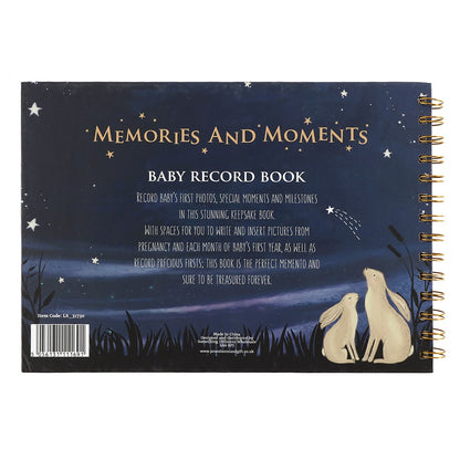 LOOK AT THE STARS MEMORIES & MOMENTS BABY BOOK