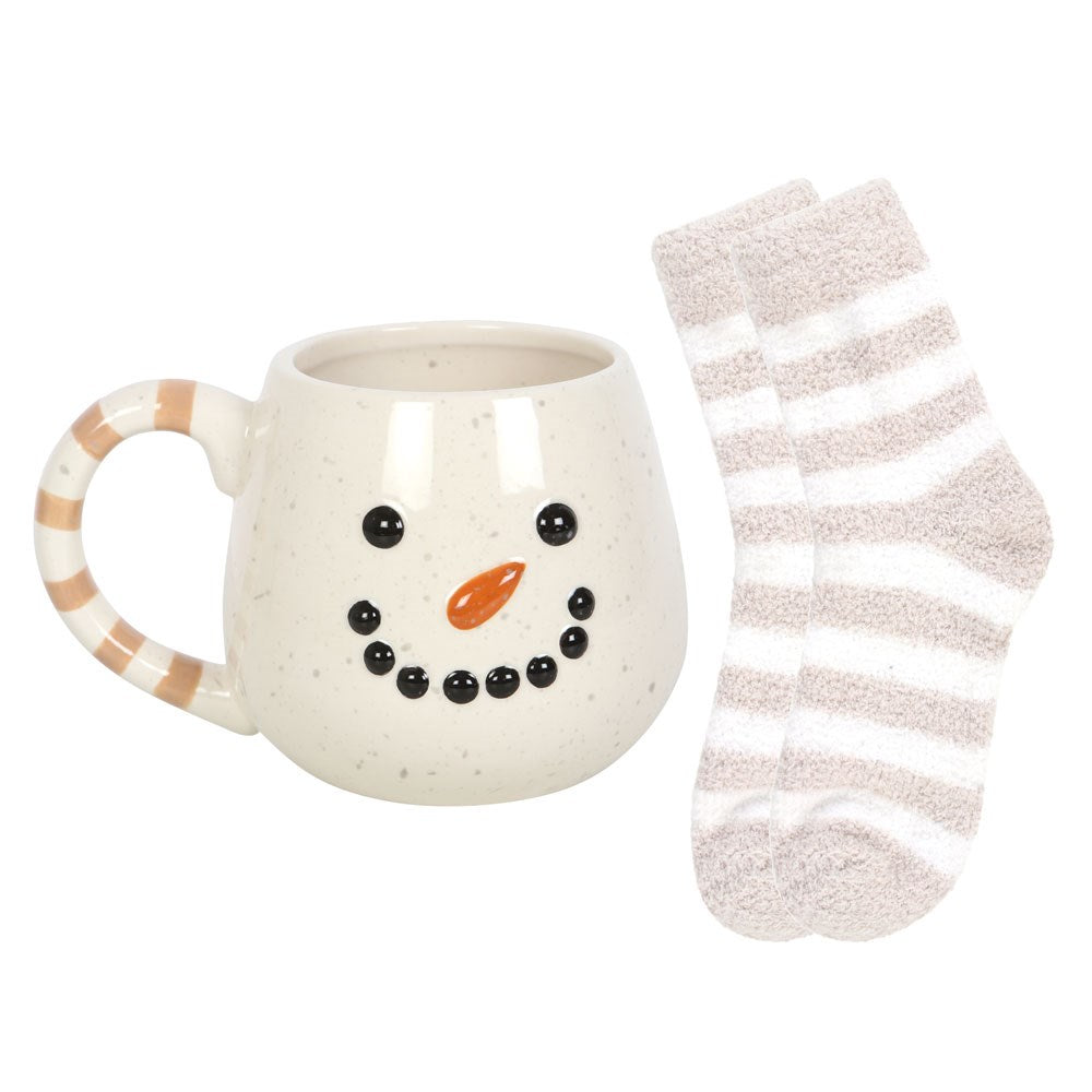 SNOWMAN MUG AND SOCKS SET