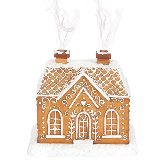 GINGERBREAD HOUSE INCENSE CONE BURNER