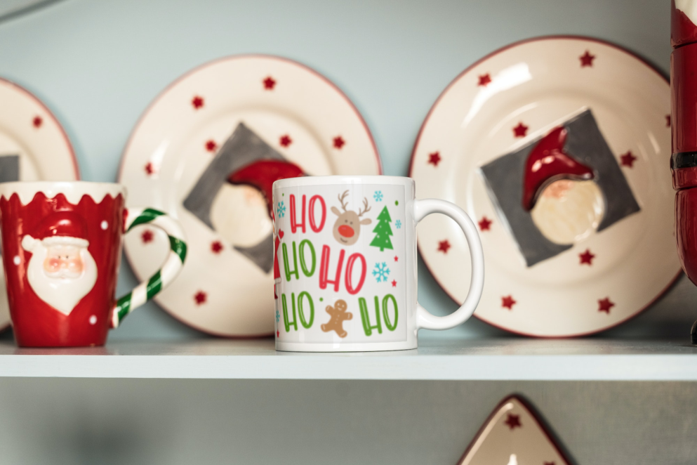 HO, HO, HO CHRISTMAS MUG